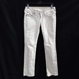 True Religion Women's Billy White Jeans Size 27