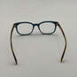 Warby Parker Womens Becker 8351 Blue Brown Prescription Eyeglasses w/ Case image number 6
