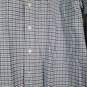 Mens Gingham Regular Fit Long Sleeve Collared Button-Up Shirt Size Large image number 3