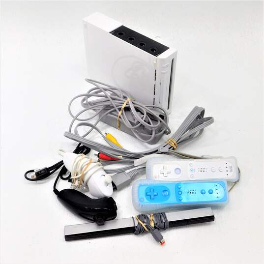 Nintendo Wii W/ 2 Controllers image number 1