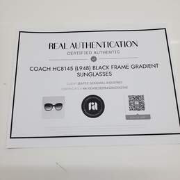 Authenticated Coach Black Frame Gradient Sunglasses HC8145 (L948) alternative image