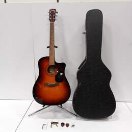 Fender CD-60CE Electric Acoustic Guitar W/ Case