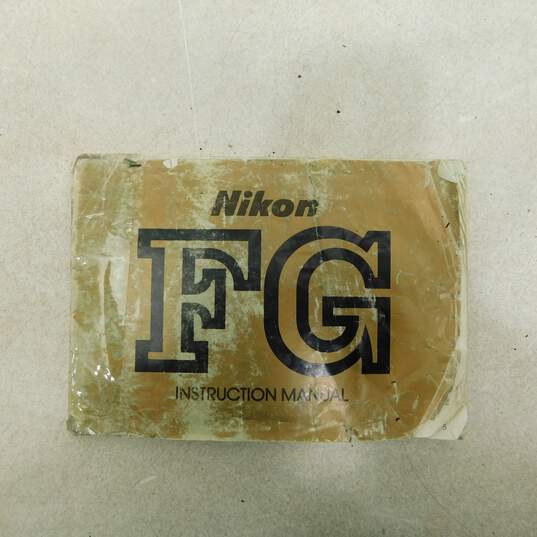 Nikon FG SLR 35mm Film Camera With Lens & Manual image number 6