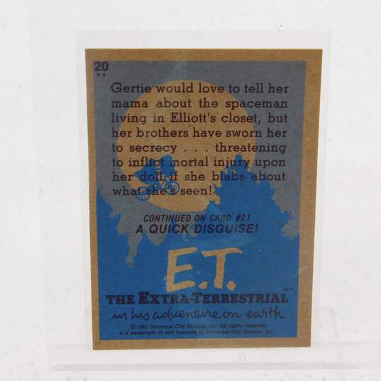 1982 Topps E.T. Cards/Sticker image number 6