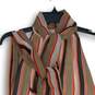7th Avenue Womens Brown Striped Tie Neck Sleeveless Blouse Top Size XS image number 3