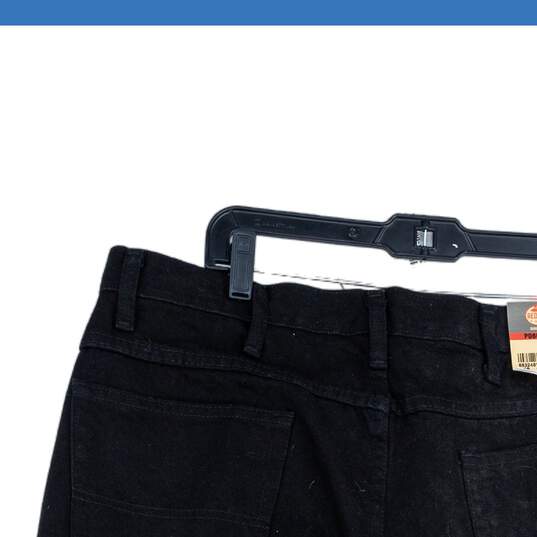 NWT Red Kap Mens Black Denim 5-Pocket Design Straight Leg Jeans Size 40x30 image number 4