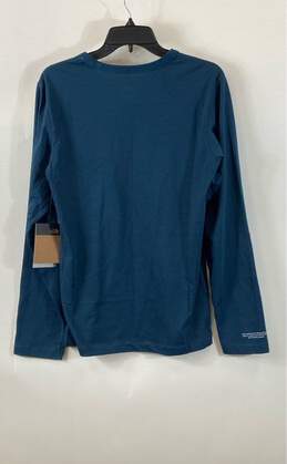 The North Face Blue Long Sleeve Shirt - Small