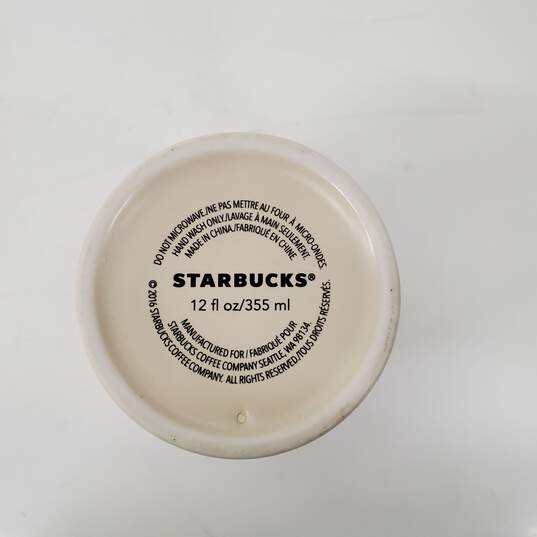 Starbucks Dallas Traveler 12Oz. Ceramic Tumbler image number 4