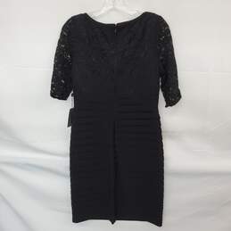 Adrianna Papell Black Lace Dress NWT Size 8 alternative image