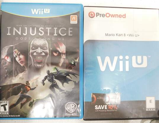 Nintendo WiiU w/Gamepad Mario Kart and Injustice image number 3