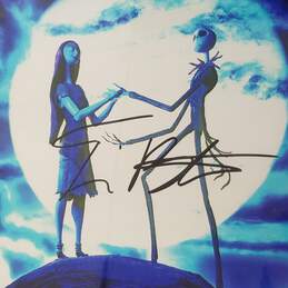 Framed & Matted The Nightmare Before Christmas Print Art Signed by Director Tim Burton alternative image