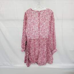 Express Pink Long Sleeved Belted Dress WM Size XL NWOT