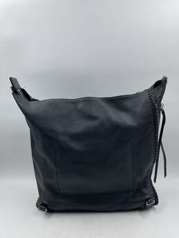 AllSaints Pearl Black Leather Backpack alternative image