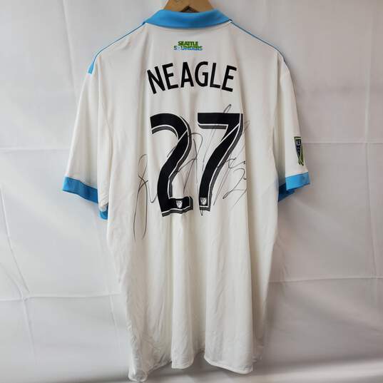 Seattle Sounders Lamar Neagle #27 Signed Adidas Xbox Jersey 2XL image number 1