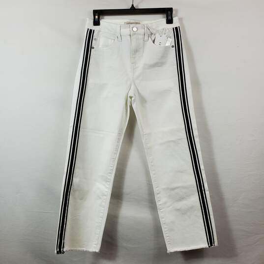 Liverpool Women White Pants Sz 4/27 NWT image number 1