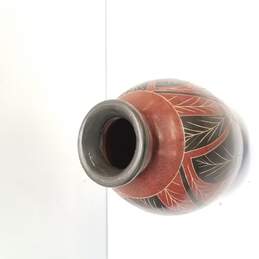 Bladimir Norori Pottery Vase Nicaragua Red Clay alternative image