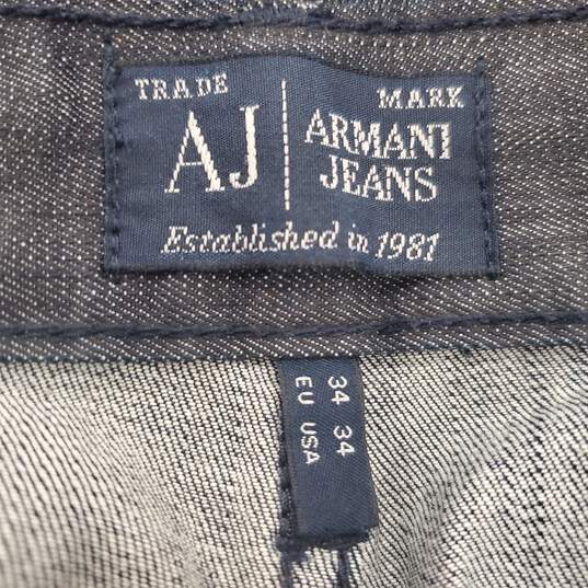 Armani Jeans Men Gray Straight Jeans Sz 34 image number 1