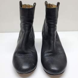 Frye Carson Leather Wedges Booties Women's Size 11M Black