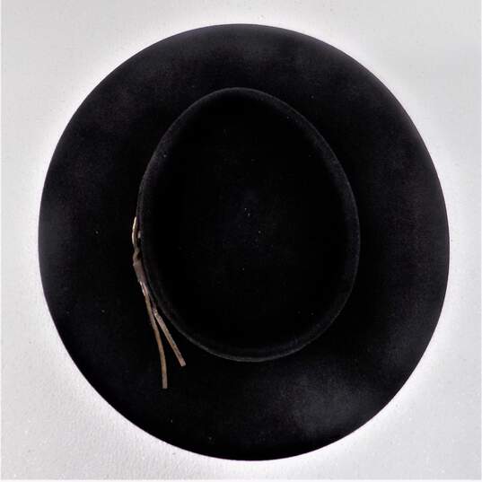 Australian Outback Collection Black 5X Felt Mesa Western Hat Sz 6 3/4 image number 4