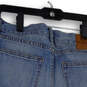 NWT Womens Blue Medium Wash Pockets Denim Straight Leg Boyfriend Shorts 4 image number 4