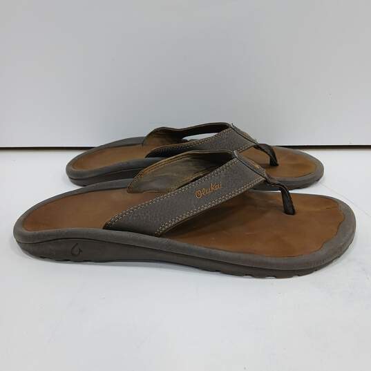Men's OluKai Brown Sandals Size 42 image number 3