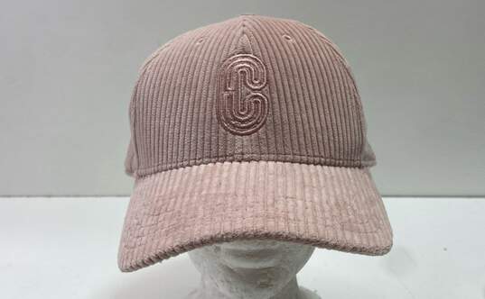 COACH C0899 Pink Corduroy Hat Baseball Cap image number 1