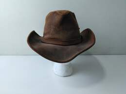 Men's Minnetonka Brown Western Style Leather Hat