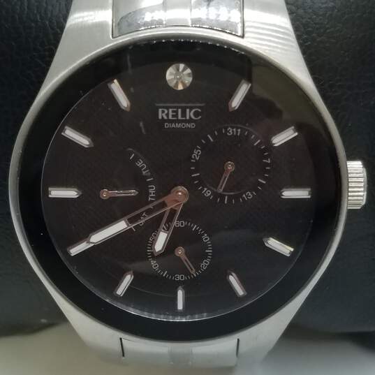 Relic Diamond ZR 15519/15517 41mm Multi-Dial Watch Bundle 2pcs 257.0g image number 2