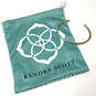 Designer Kendra Scott Gold-Tone Rhinestone Cuff Bracelet With Dust Bag image number 6