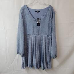 Lulus Blue Babydoll Dress Size L