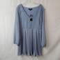 Lulus Blue Babydoll Dress Size L image number 1
