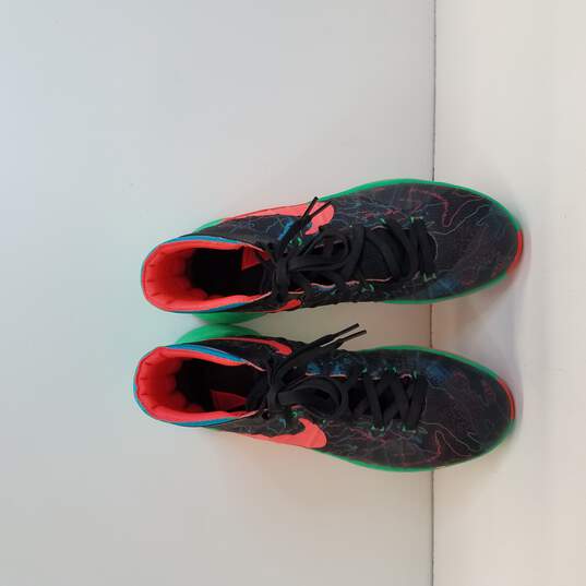 Nike Hyperdunk 2015 Premium Sneaker Men's Sz.9 Black/Orange image number 6