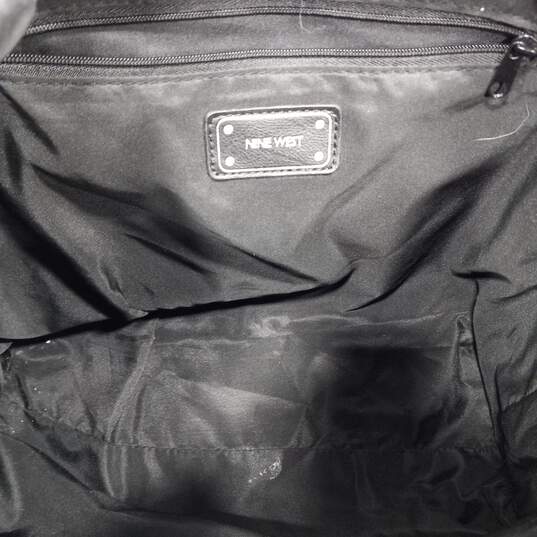 Nine West Faux Leather Striped Side Tote Bag image number 4
