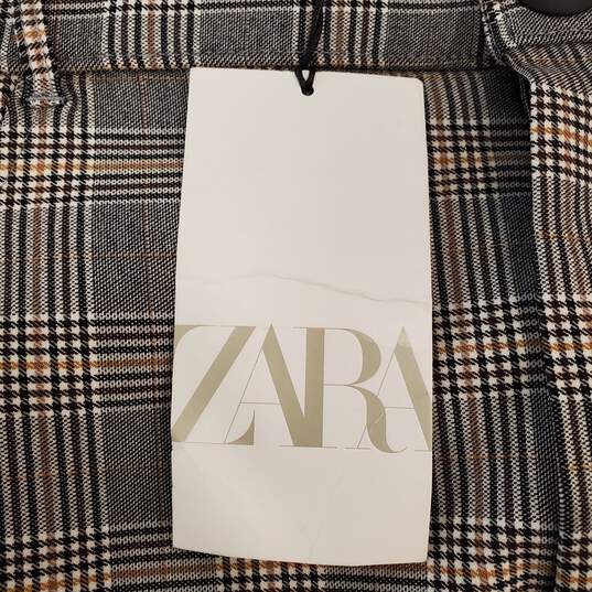 Zara Women Plaid Pants XL NWT image number 4