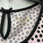 NWT Womens Pink Black Polka Dot Sleeveless Two Piece Pajama Set Size Medium image number 7