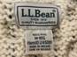 L.L. Bean Beige Knit Sweater - Size Medium image number 4