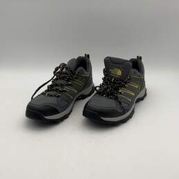 Mens Hedgehog Fastpack II NF0A46AK Gray Lace Up Hiking Sneaker Shoes Size 11.5