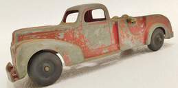 Vintage Hubley Kiddie Toy Red Tow Truck 474 Parts or Repair