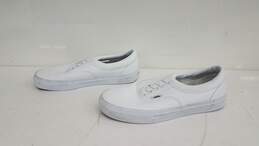 Vans Classic Shoes White Leather Size 8 alternative image