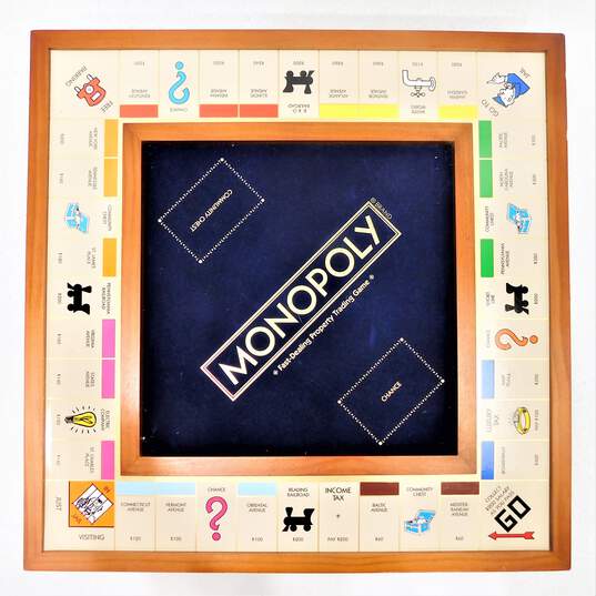 Monopoly Luxury Edition Wooden Adult Collectible Board Game image number 9