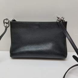 Michael Kors Black Leather Trisha Crossbody Bag alternative image