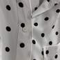 White House Black Market Polka Dot Pattern Button Up Top Size Small image number 3