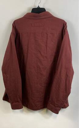 NWT Duluth Mens Brown Cotton Long Sleeve Button Front Shirt Jacket Size 4XL alternative image