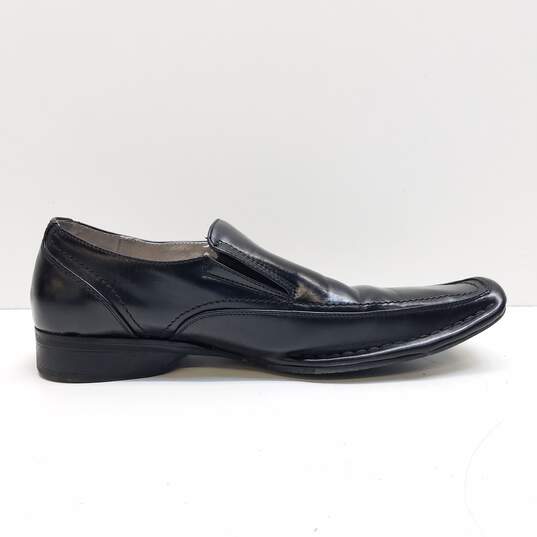 Steve Madden Black Leather Lining Men's Loafer Size 9 image number 1