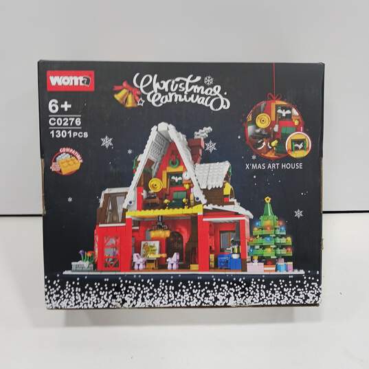 Woma Christmas Carnival 'X'mas Art House'Toy Building Set #C0276 image number 8