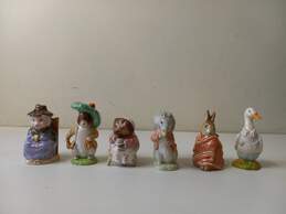 6pc Set of Royal Albert Beatrix Potter Figurines