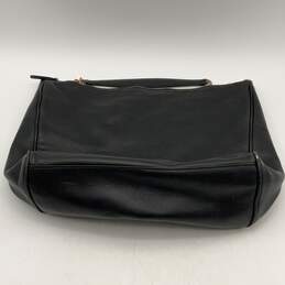Tory Burch Womens Black Gold Semi Chain Strap Inner Zipper Pocket Tote Handbag alternative image