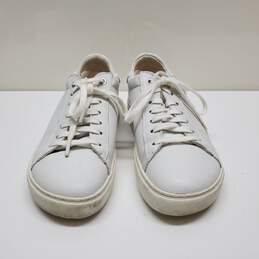 Birkenstock Bend Low White Leather Lace Up Sneakers-Sz 36 alternative image