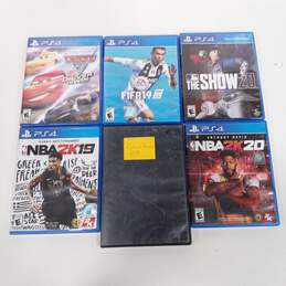 Bundle of 6 Assorted Ps4 Video Games In Cases alternative image