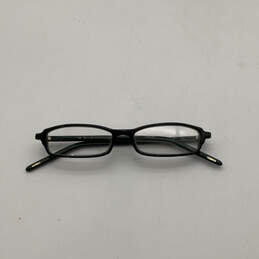 Womens Black Full-Rim Frame Clear Glasses Rectangular Eyeglasses W/ Case alternative image